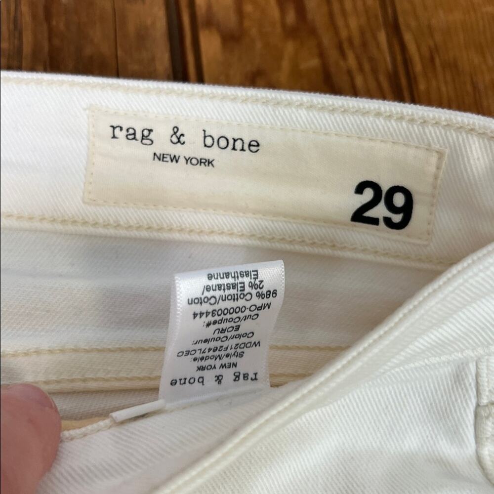 rag & bone jeans white Nina high rise ankle cigarette Jeans size 29 SALE - Picture 4 of 9